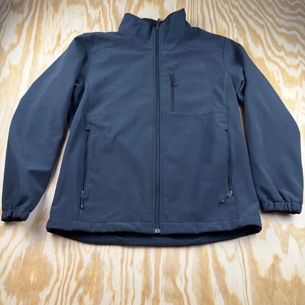 The North Face Mens WindWall Apex Bionic Softshell Jacket Black Medium M Regular